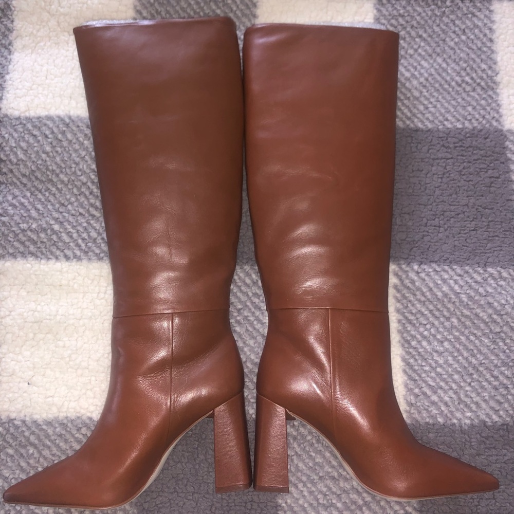 Steve Madden Handles Knee High Boot - Cognac
